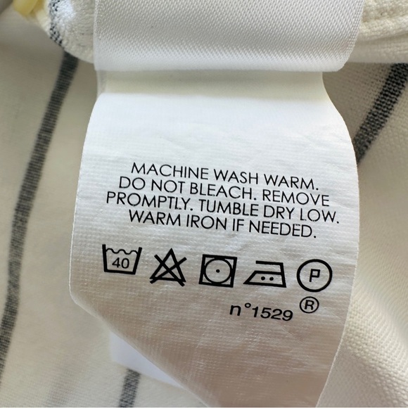 Ralph Lauren White and Black Striped Polo Shirt - Picture 10 of 12